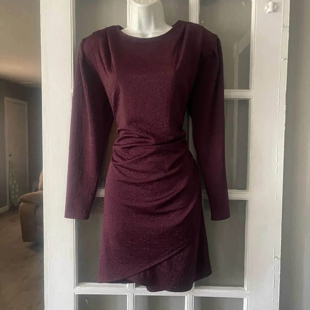Express Asymmetrical Ruched Bodycon‎ Dress